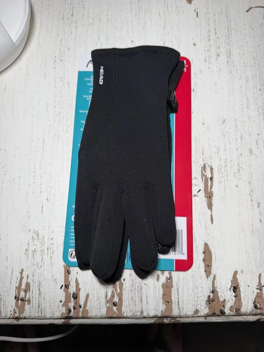 HEAD Women’s Touchscreen Running Gloves Black High Grip w/silicone palms - Med